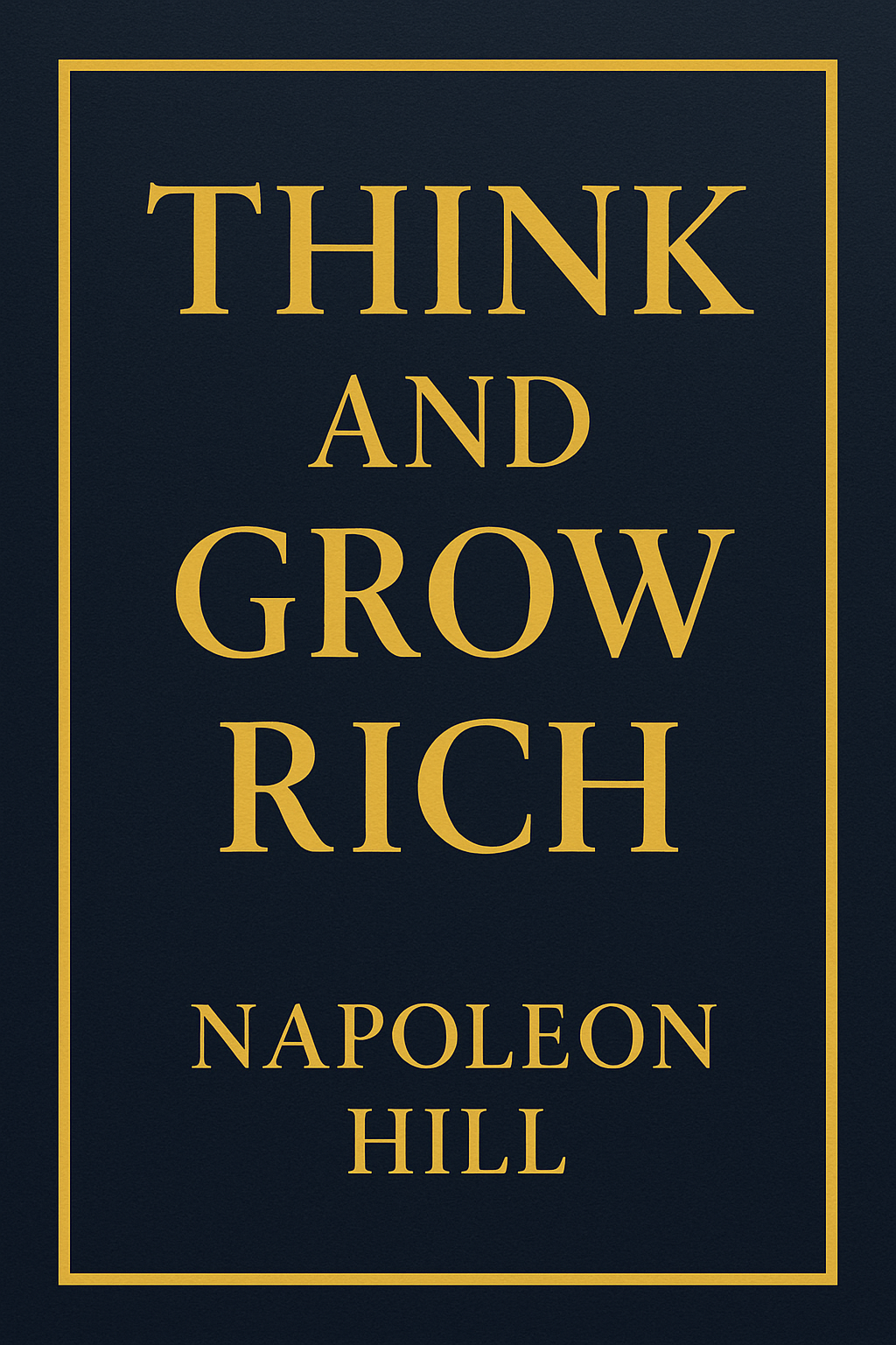Think And Grow Rich