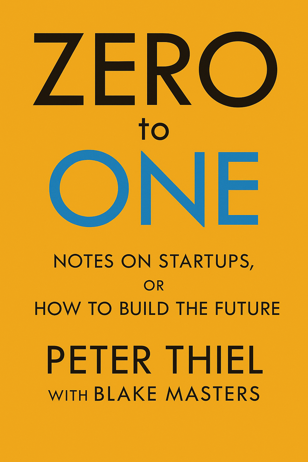 Zero To One